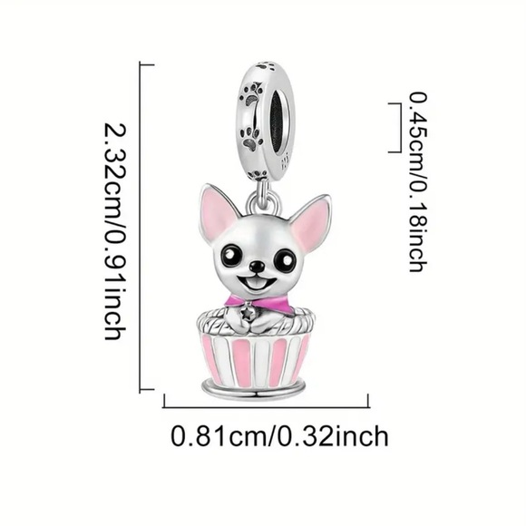 Pandora Sterling Silver Dog Charm Bracelet - Picture 5 of 6